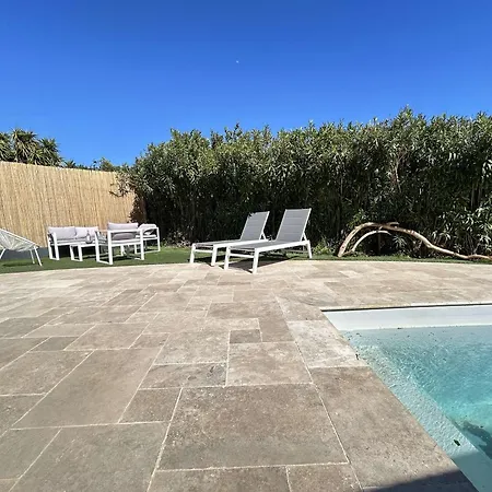 Ferienhaus Mazet Climatise Avec Jardin, Piscine Privee Et Proche Mer, 3 Pieces, 6 Couchages A - Fr-1-226-545 *