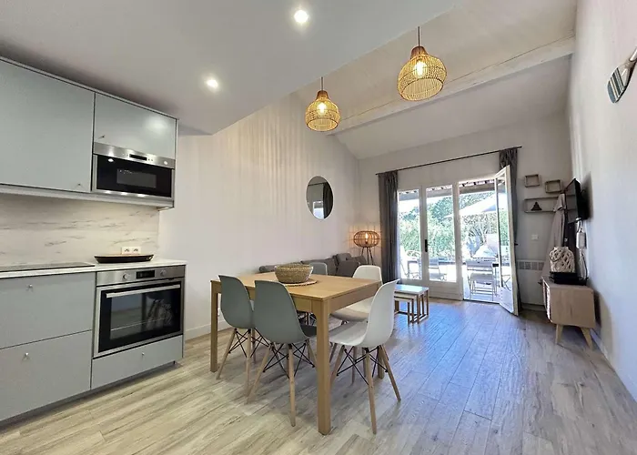 Dom wakacyjny Mazet Climatise Avec Jardin, Piscine Privee Et Proche Mer, 3 Pieces, 6 Couchages A - Fr-1-226-545 *