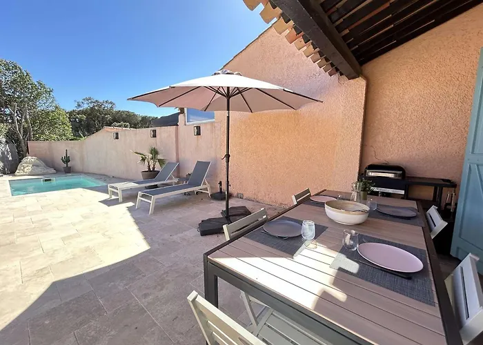 Mazet Climatise Avec Jardin, Piscine Privee Et Proche Mer, 3 Pieces, 6 Couchages A - Fr-1-226-545 Tatil Evi Sainte-Maxime