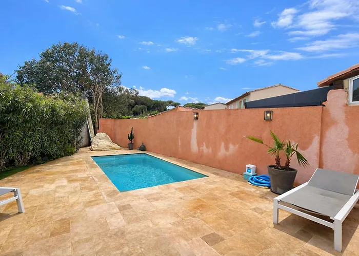 Mazet Climatise Avec Jardin, Piscine Privee Et Proche Mer, 3 Pieces, 6 Couchages A - Fr-1-226-545 *